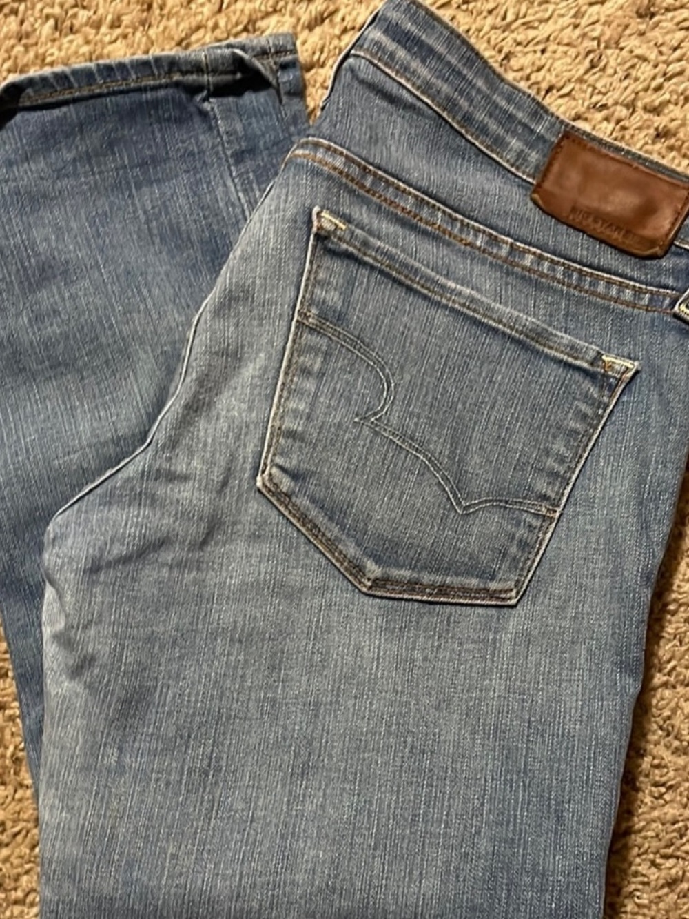 Big Star Light Wash Denim Crop Blue Jeans Women’s Size 30 - Picture 2 of 6